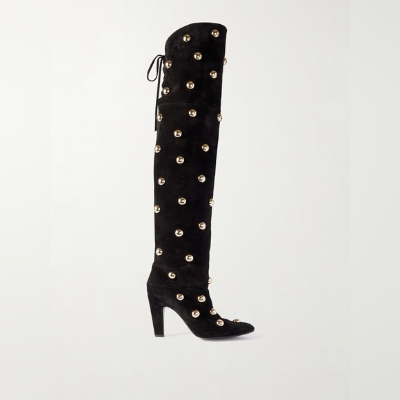 Chloe Shoes - ✨ CHLOE EVE Studded suede over-the-knee boots $2,290